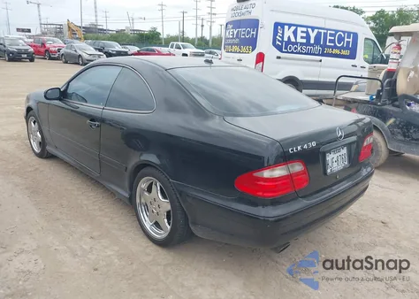 2002 Mercedes-Benz Clk 430 from USA, damaged, VIN WDBLJ70G92F198284